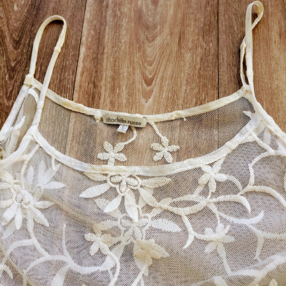 Bell Sleeve Sheer Top - Picture 2 of 6